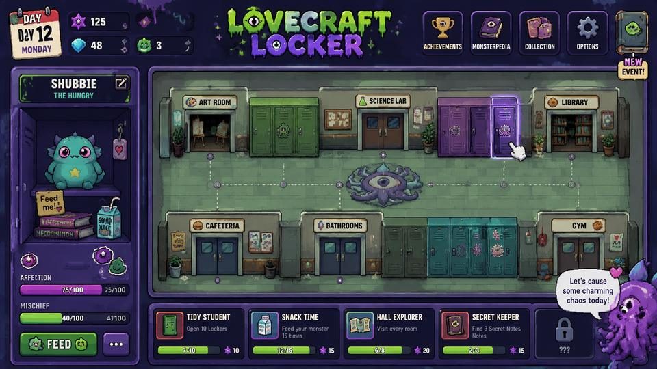 Lovecraft Locker 地图探索 画面 3