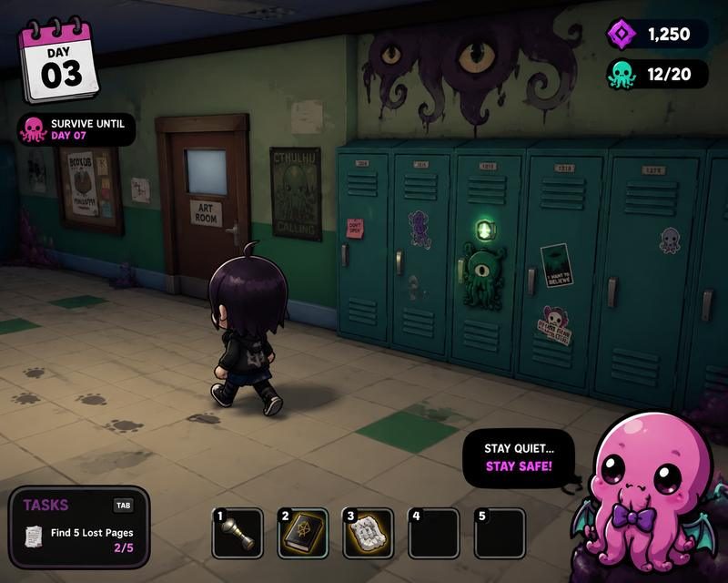 Lovecraft Locker 主线事件 实机截图 2